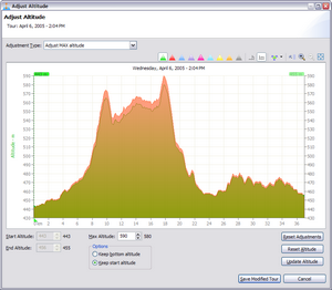 adjust max altitude