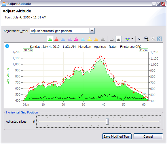 adjust geo position