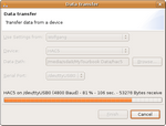 data transfer hac5 linux