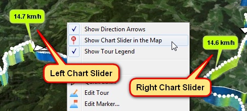 Show chart slider